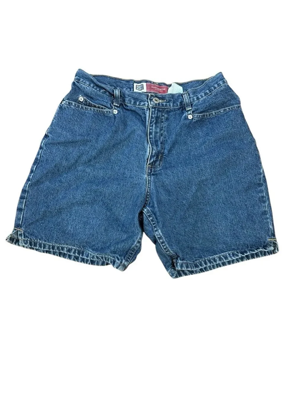 Y2K Vintage Faded Glory Denim Bermuda Jorts size 12 / 28” waist